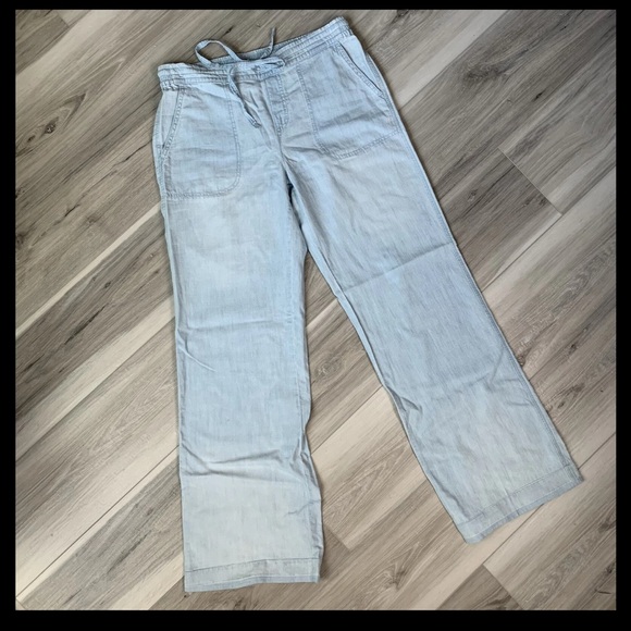 Soft Joie Chambray Casual Lounge Pants - Picture 1 of 10